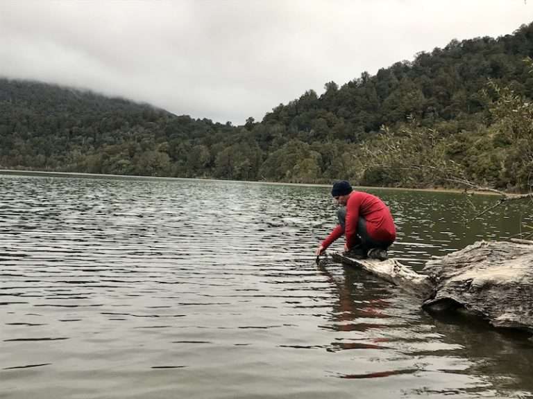 Pounamu blessing Lake Rotopounamu