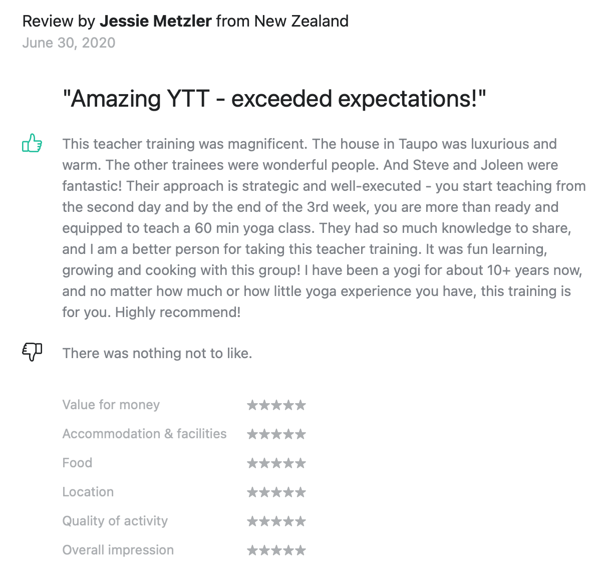 Jessie Metzler review