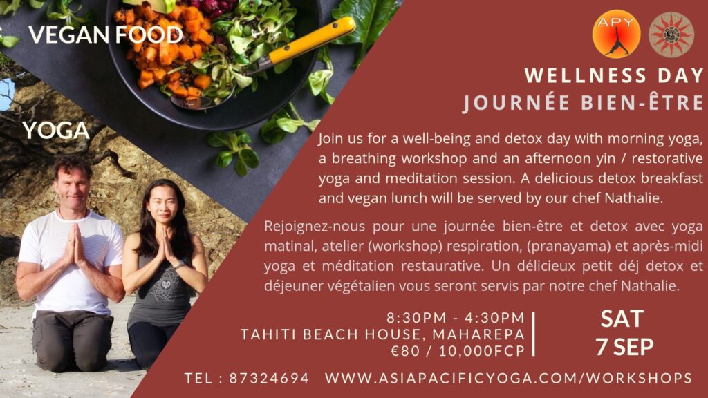 Asia Pacific Yoga Mo'orea Tahiti Wellness & Detox Day