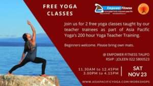 FREE Yoga TAUPO Nov 2024