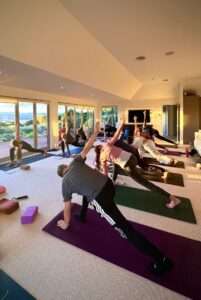 Asia Pacific Yoga Teacher Training Taupo teaching